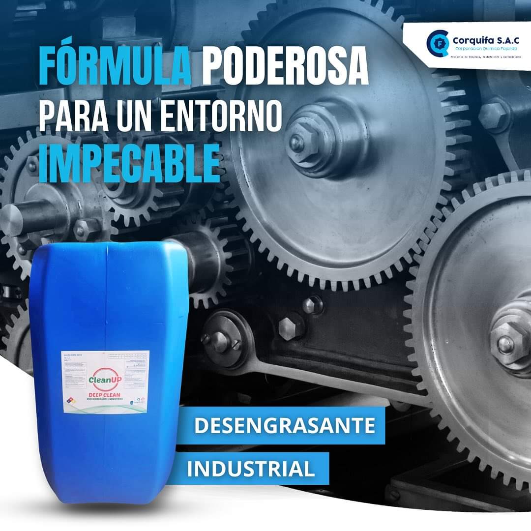 Aplicación de desengrasante industrial en motor diésel